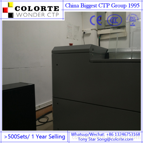 Colorte news paper application Aurora U8128 CTP Machine with 128 channels voilet laser doide